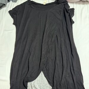 Hello MIZ Black Nursing Short Sleeve T-Shirt